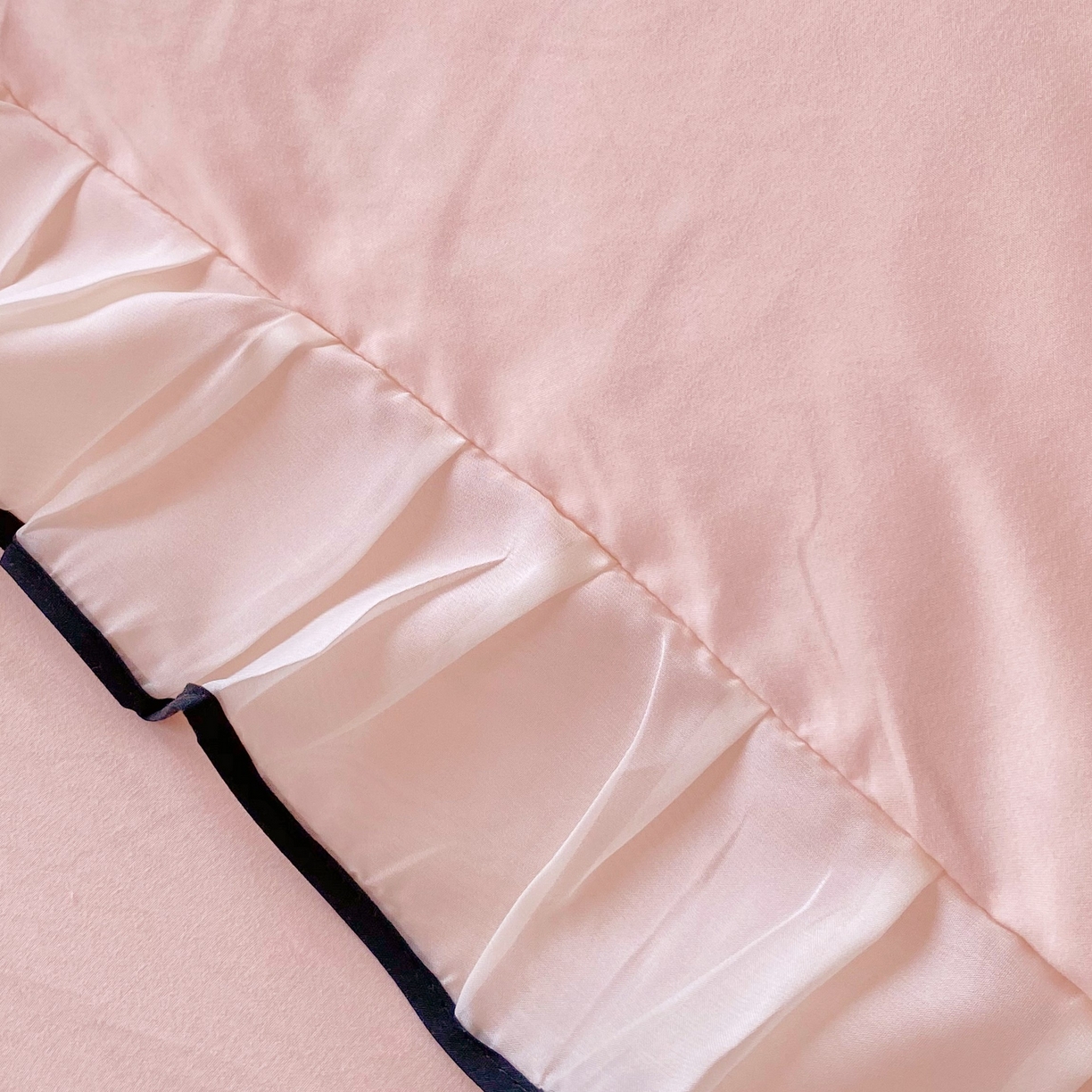 91家纺网 家纺一手货源 找家纺 大麦乐田 2025新款公主风水洗糯小棉少女心柔软立体花刺绣蕾丝花边四件套 浪漫海风-嫩玉