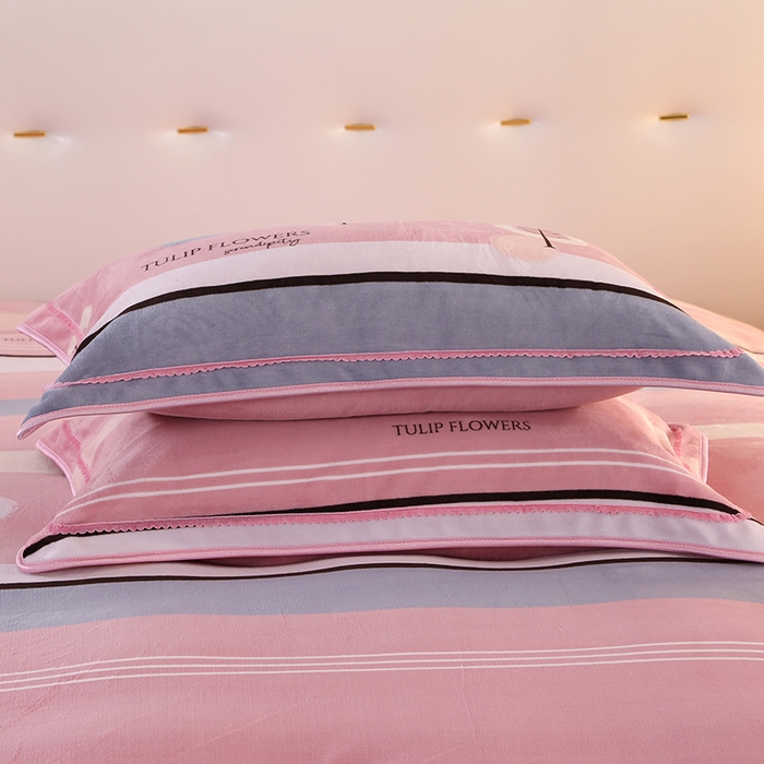 91家纺网 家纺一手货源 找家纺 橘姿 2025新款8-9斤床裙款牛奶绒四件套金貂绒法兰绒宝宝绒 乐薇花园