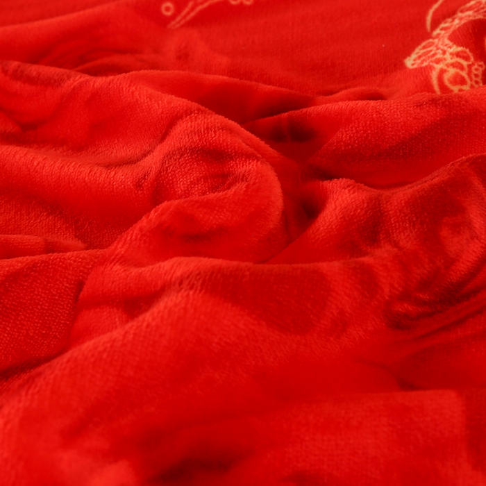 91家纺网 家纺一手货源 找家纺 橘姿 2025新款8-9斤床裙款牛奶绒四件套金貂绒法兰绒宝宝绒 玫瑰情缘