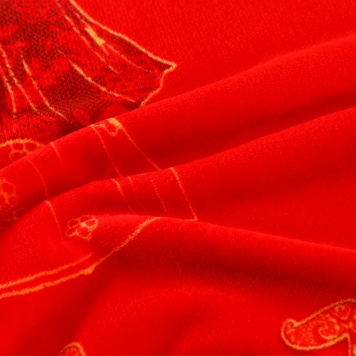 91家纺网 家纺一手货源 找家纺 橘姿 2025新款8-9斤床裙款牛奶绒四件套金貂绒法兰绒宝宝绒 天生一对