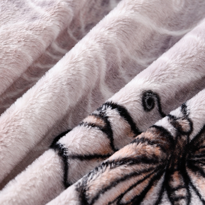 91家纺网 家纺一手货源 找家纺 梦之星 2025新款加厚8.5斤轻奢兔毛绒皮草绒牛奶绒四件套系列 轻奢-蝴蝶