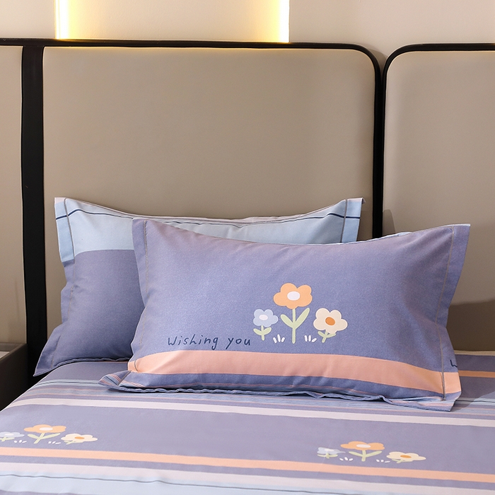 91家纺网 家纺一手货源 找家纺 （总）馨雅家纺 2025新款全棉纯棉磨毛系列枕套单品枕套单件单枕套