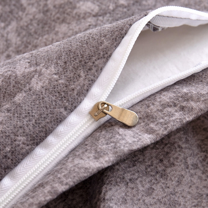 91家纺网 家纺一手货源 找家纺 乐居家纺 2025新款高密亲肤亚麻舒爽透气四件套 暗香-咖