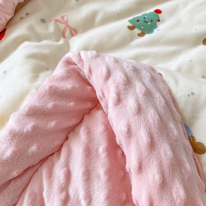 91家纺网 家纺一手货源 找家纺 （总）天瑜家纺 2025新款针织棉手包豆豆被儿童被大豆被被子被芯