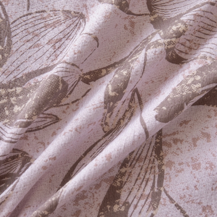 91家纺网 家纺一手货源 找家纺 乐居家纺 2025新款高密亲肤亚麻舒爽透气四件套 苍兰-红