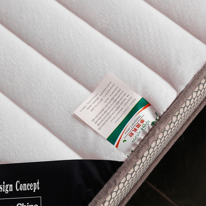 91家纺网 家纺一手货源 找家纺 华誉 2025新款跨境电商专供鸟眼布床垫 立体直线-白