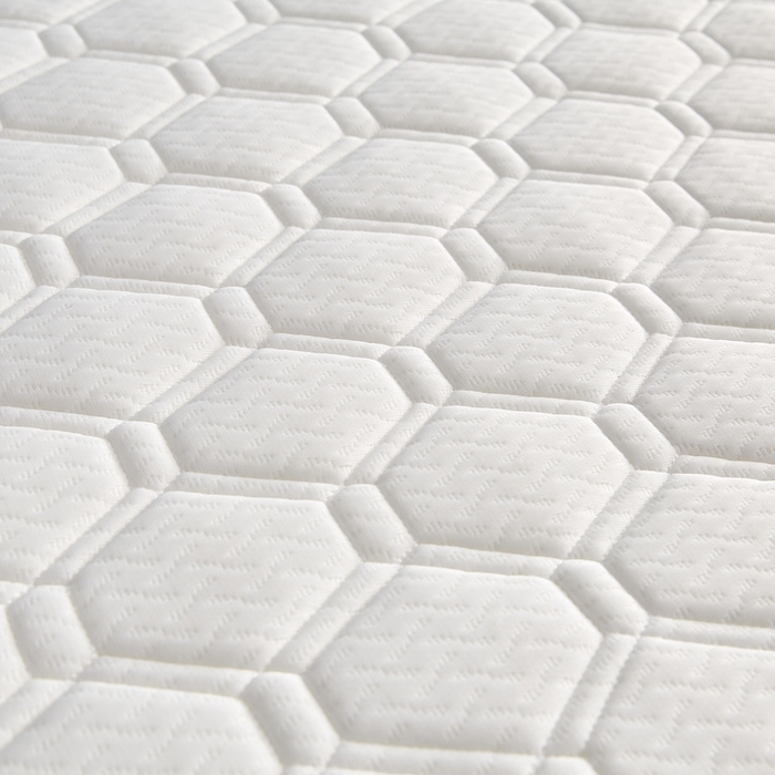 91家纺网 家纺一手货源 找家纺 华誉 2025新款跨境电商专供鸟眼布床垫 单边款菱格白