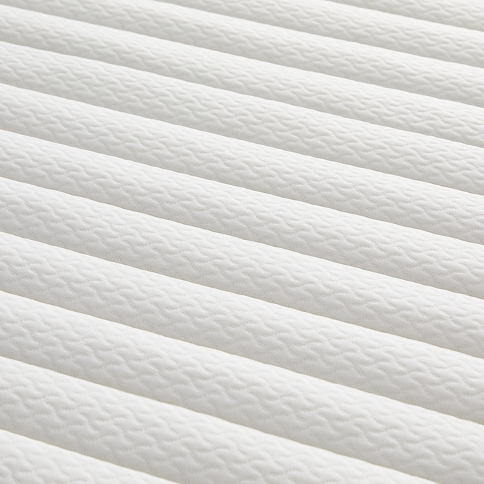 91家纺网 家纺一手货源 找家纺 华誉 2025新款跨境电商专供鸟眼布床垫 单边款直线白色