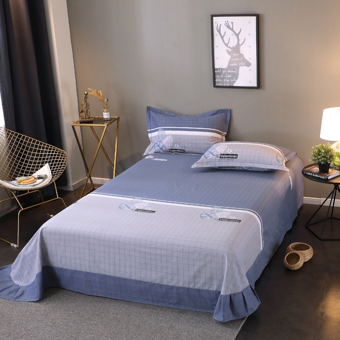 馨雅家纺 2025新款全棉纯棉磨毛系列床单单品床单单件单床单 蒙德拉-兰