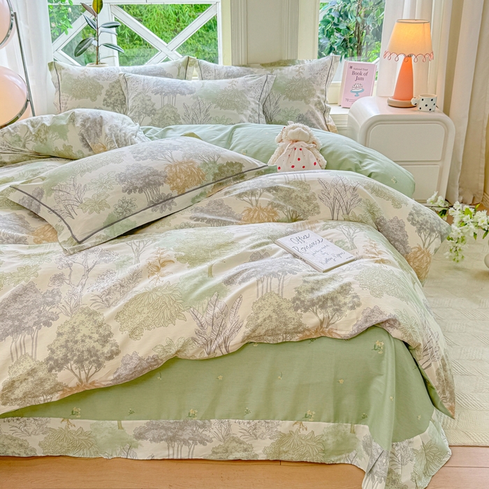 91家纺网 家纺一手货源 找家纺 （总）凌鼎 2025新款多规格掉边13070全棉四件套