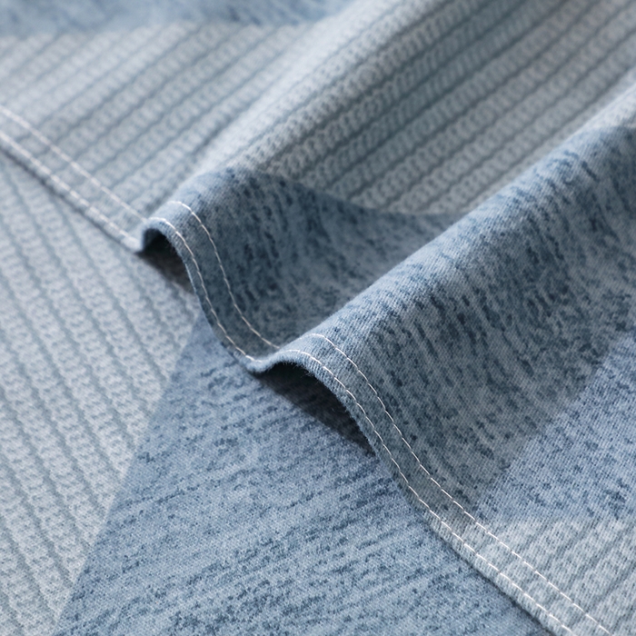 91家纺网 家纺一手货源 找家纺 馨雅家纺 2025新款全棉纯棉磨毛系列床单单品床单单件单床单 一心一意-蓝