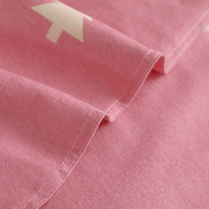 91家纺网 家纺一手货源 找家纺 馨雅家纺 2025新款全棉纯棉磨毛系列床单单品床单单件单床单 奇异花园-粉