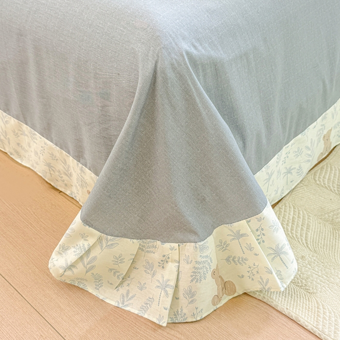 91家纺网 家纺一手货源 找家纺 凌鼎 2025新款多规格掉边13070全棉四件套 宠物狂欢