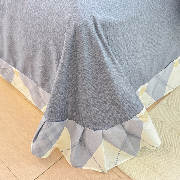 91家纺网 家纺一手货源 找家纺 凌鼎 2025新款多规格掉边13070全棉四件套 佳丽斯