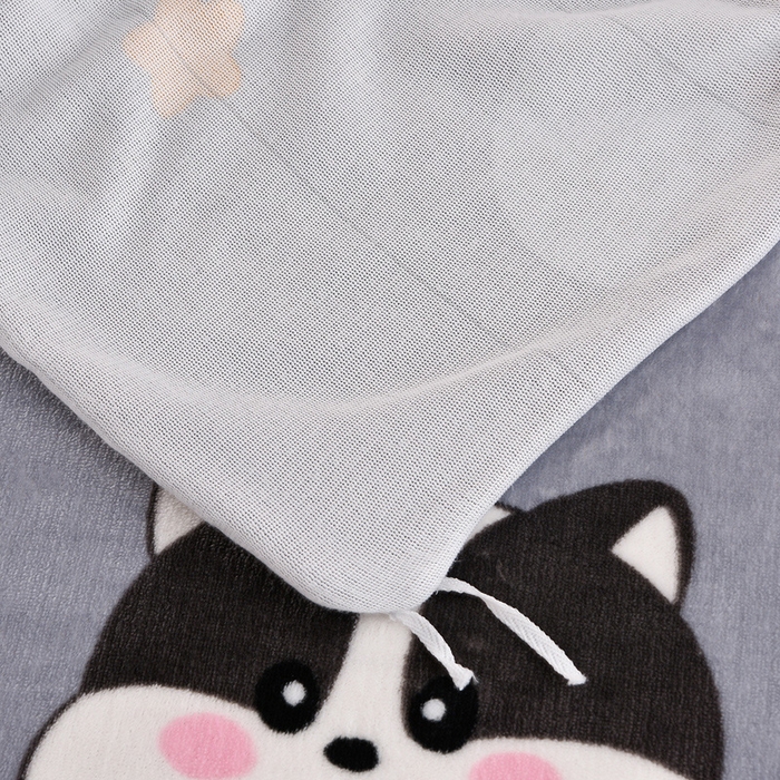 91家纺网 家纺一手货源 找家纺 2025新款牛奶绒印花床裙四件套系列-四件套 眯眯眼