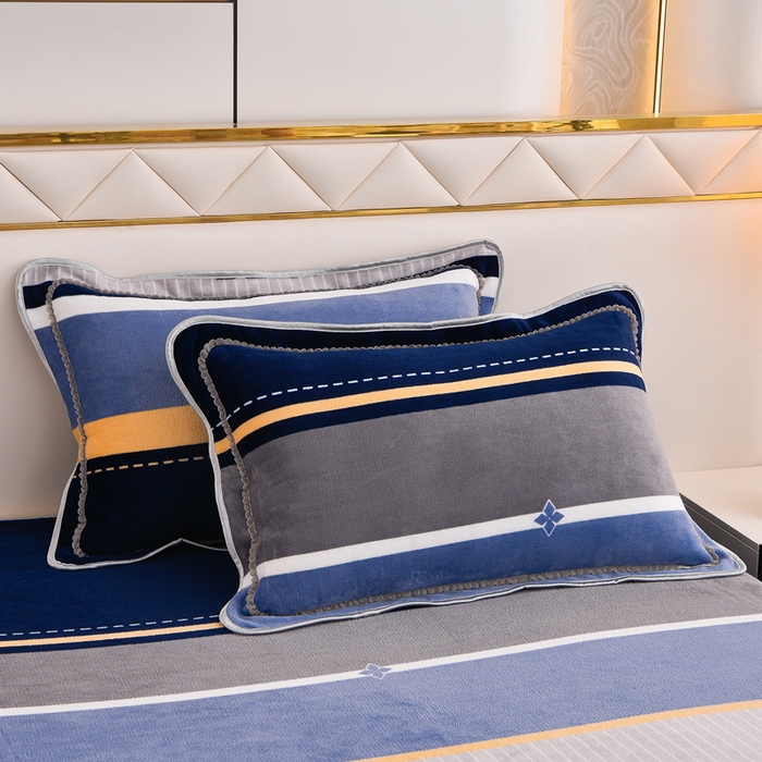 91家纺网 家纺一手货源 找家纺 2025新款牛奶绒印花床裙四件套系列-四件套 轻奢生活