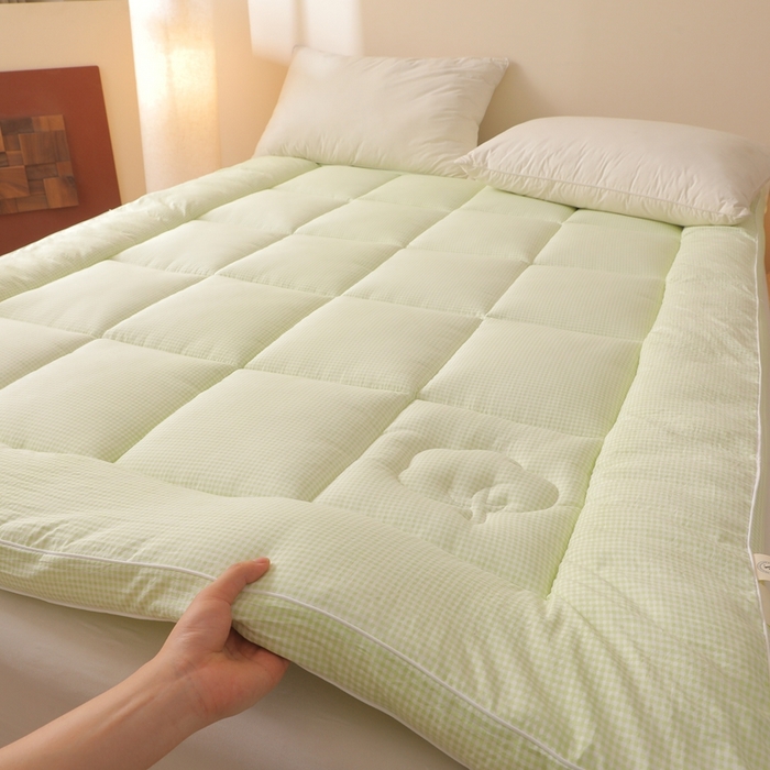 91家纺网 家纺一手货源 找家纺 （总）老帅的工厂店 2025新款小格子款棉花床垫软床褥