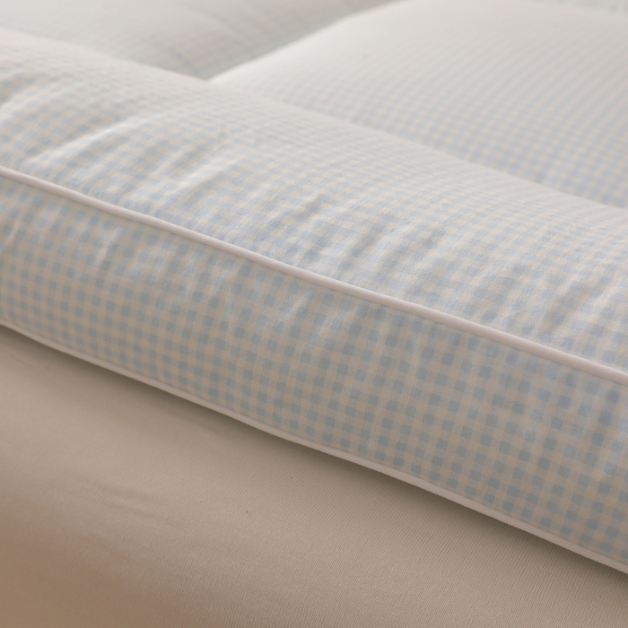 91家纺网 家纺一手货源 找家纺 老帅的工厂店 2025新款小格子款棉花床垫软床褥 白色