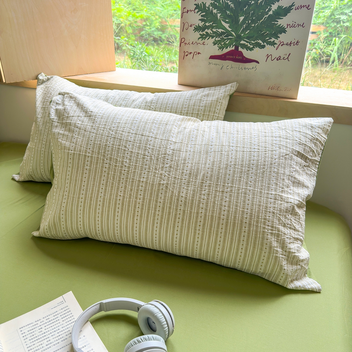 91家纺网 家纺一手货源 找家纺 （总）千朵 2025新款全棉纯棉色织提花水洗棉四件套 富士系列