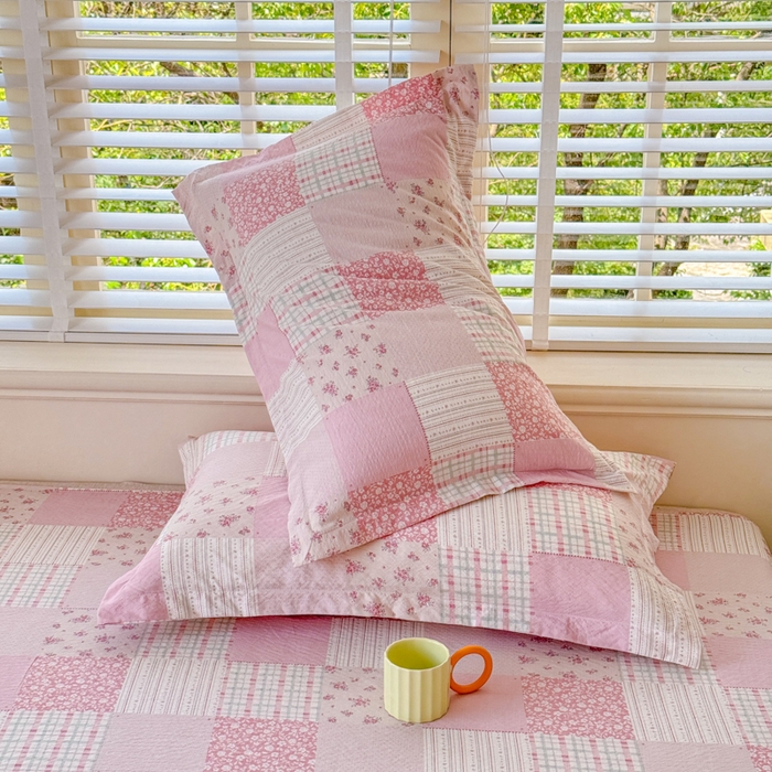 91家纺网 家纺一手货源 找家纺 一诺家居 2025新款A类云感双层纱针织棉印花母婴级裸睡床单三件套 量大可优惠 量大可送货 云纱