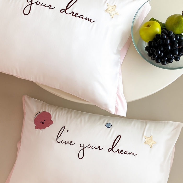 91家纺网 家纺一手货源 找家纺 （总）星野 2025新款秋冬双股澳棉纯棉四件套-人鱼恋