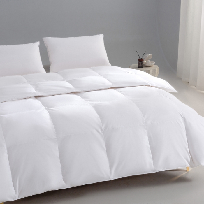 91家纺网 家纺一手货源 找家纺 （总）明羽羽绒 2025新款全棉防羽布平面款羽绒被可定制鹅绒被鸭绒被被子被芯