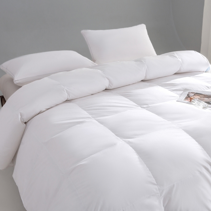 91家纺网 家纺一手货源 找家纺 （总）明羽羽绒 2025新款全棉防羽布平面款羽绒被可定制鹅绒被鸭绒被被子被芯