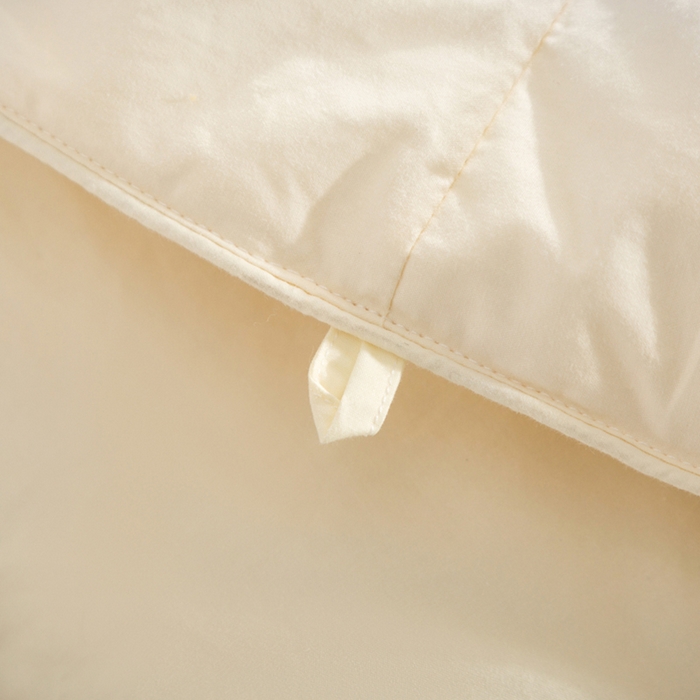 91家纺网 家纺一手货源 找家纺 明羽羽绒 2025新款全棉防羽布纽花款羽绒被可定制鹅绒被鸭绒被被子被芯 纽花款-奶油黄