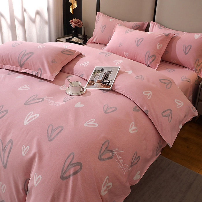 91家纺网 家纺一手货源 找家纺 （总）馨雅家纺 2025新款全棉纯棉磨毛系列四件套