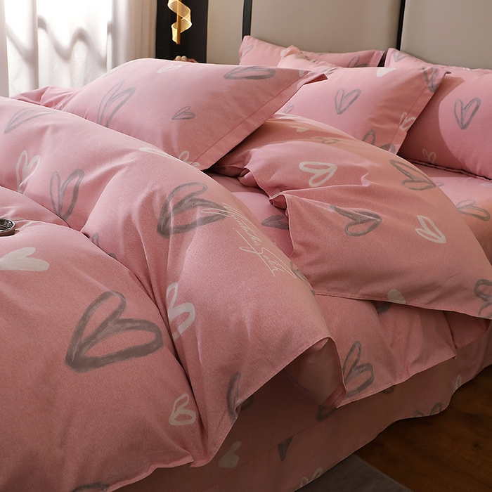 91家纺网 家纺一手货源 找家纺 （总）馨雅家纺 2025新款全棉纯棉磨毛系列四件套