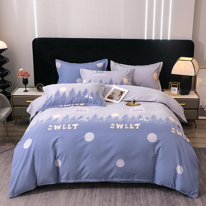 91家纺网 家纺一手货源 找家纺 （总）馨雅家纺 2025新款全棉纯棉磨毛系列四件套