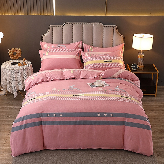 91家纺网 家纺一手货源 找家纺 （总）馨雅家纺 2025新款全棉纯棉磨毛系列四件套