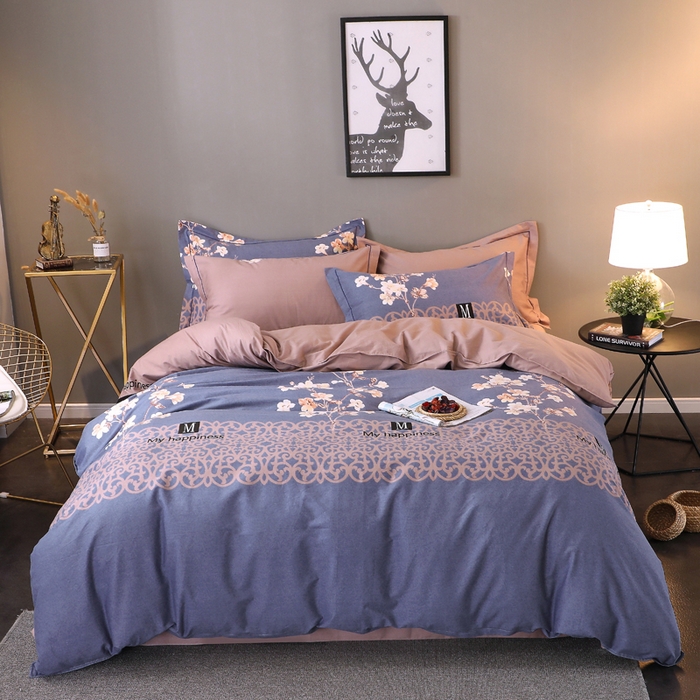 91家纺网 家纺一手货源 找家纺 （总）馨雅家纺 2025新款全棉纯棉磨毛系列四件套