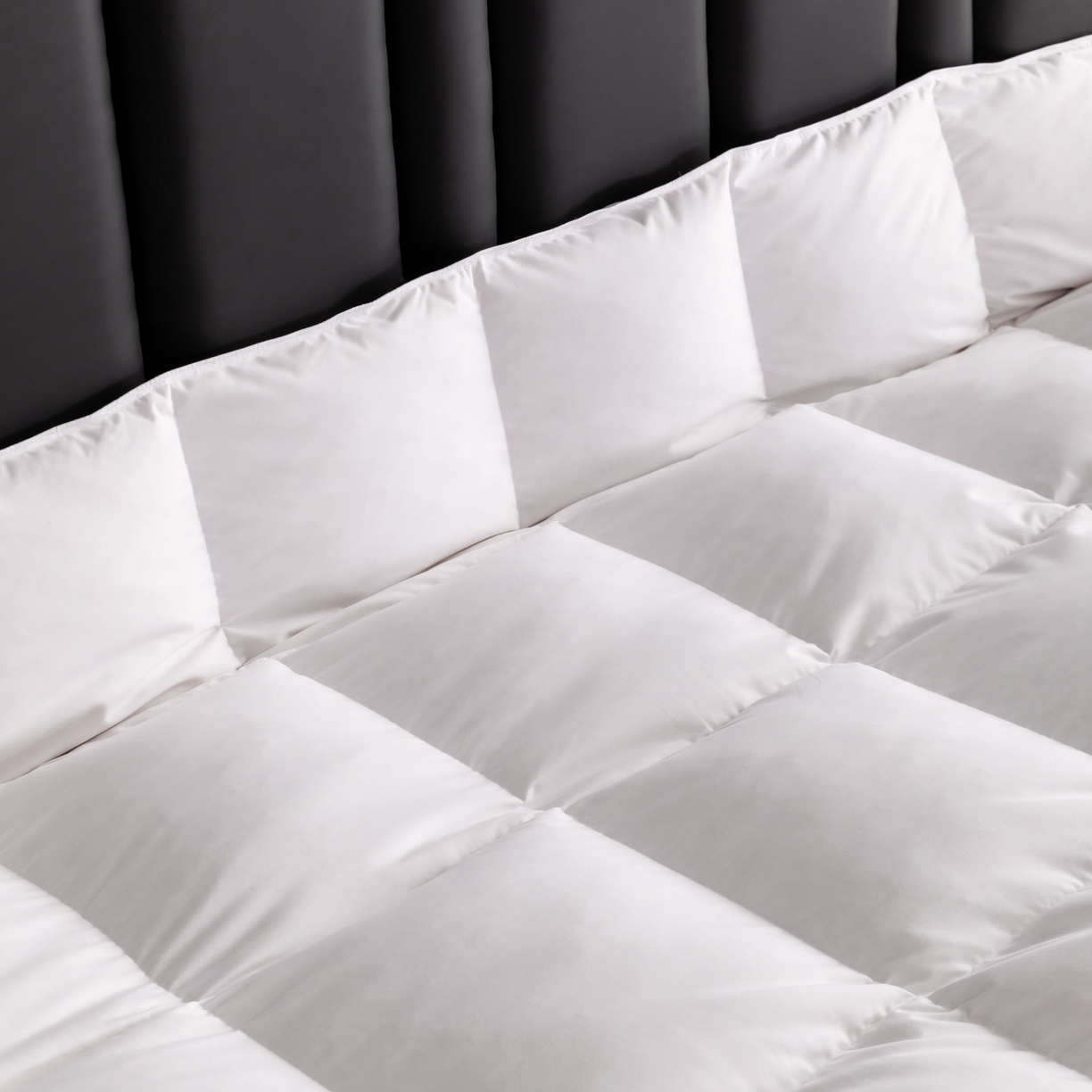 91家纺网 家纺一手货源 找家纺 圣梦莱羽绒家纺 2025款新品跨境出海外贸专供羽绒被（订单）可定制填充重量（gsm） 白色