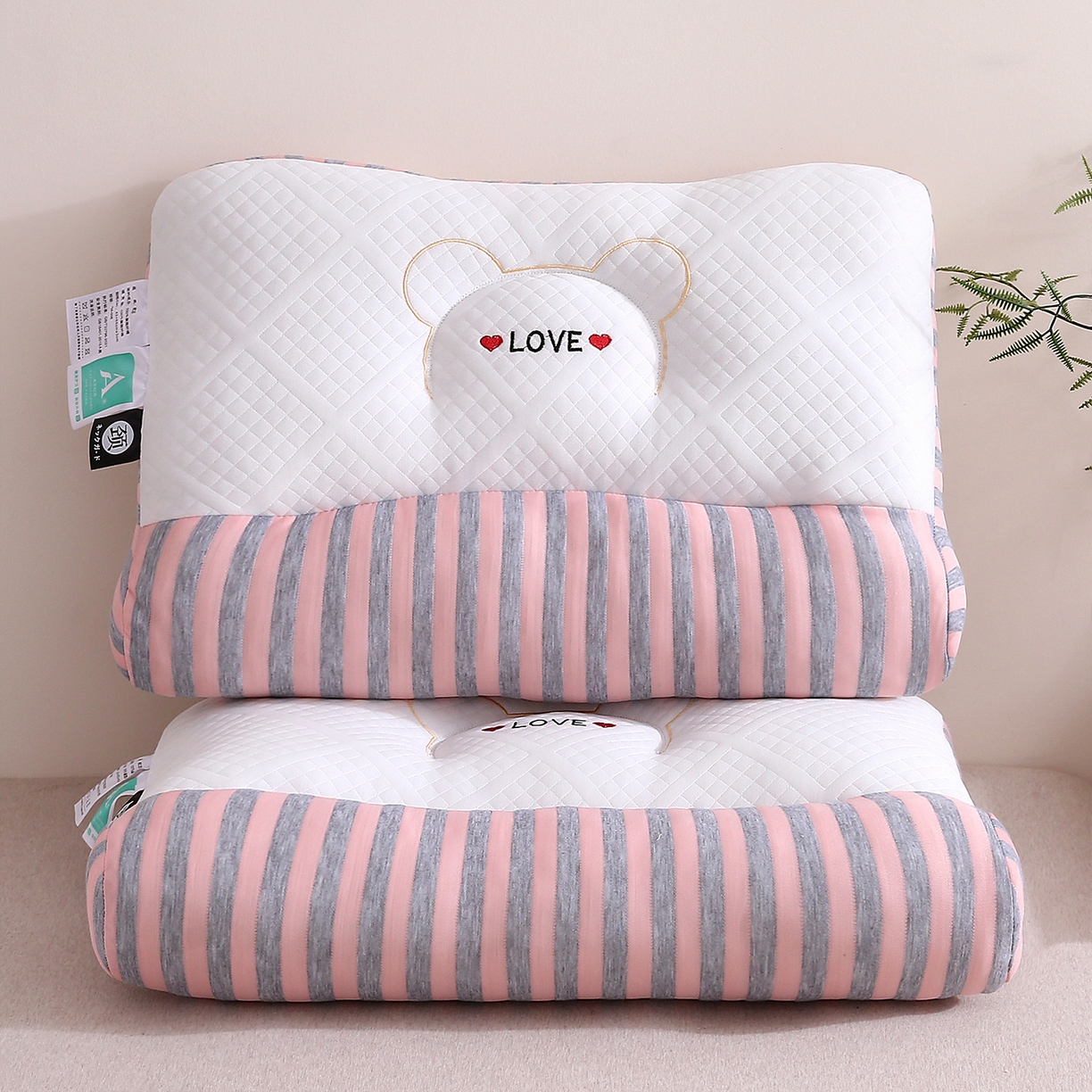 91家纺网 家纺一手货源 找家纺 （总）梦叶草 2025新款亚朵同款第2代三芯深睡眠PRO记忆棉成人枕头枕套枕芯一体护颈椎枕芯