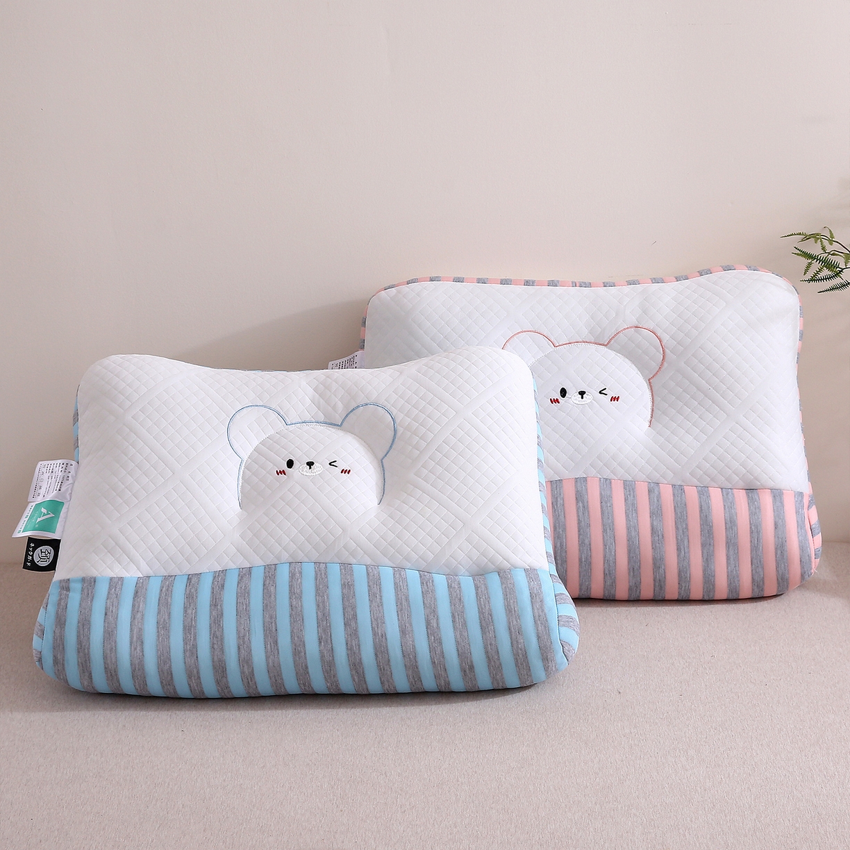 91家纺网 家纺一手货源 找家纺 （总）梦叶草 2025新款SPA护颈椎枕助睡眠情侣反牵引侧睡枕头枕芯