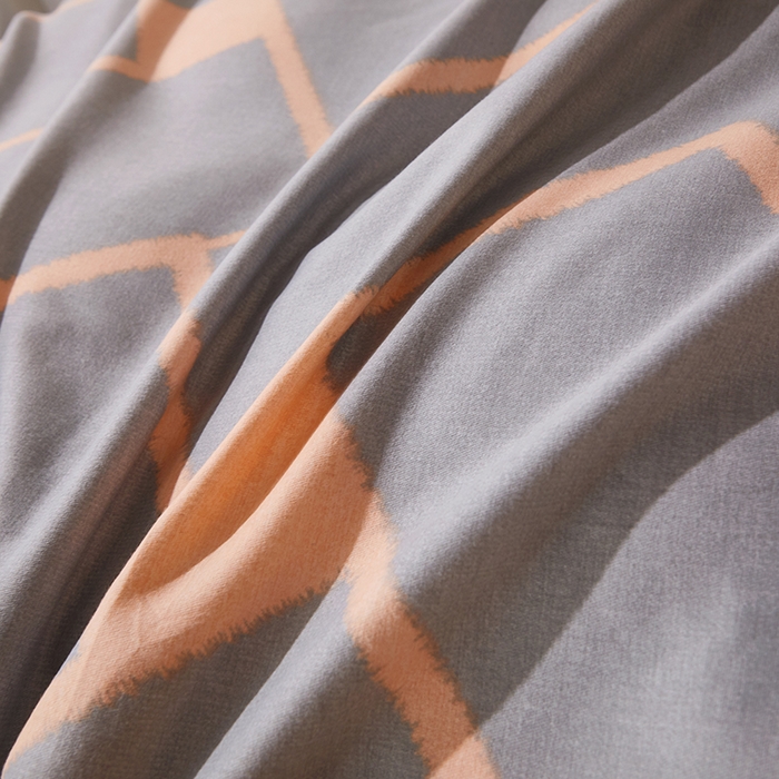 91家纺网 家纺一手货源 找家纺 馨雅家纺 2025新款全棉纯棉磨毛系列四件套 艾琳格-咖