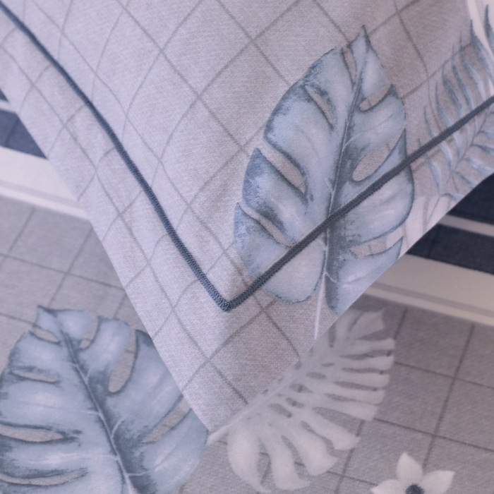 91家纺网 家纺一手货源 找家纺 馨雅家纺 2025新款全棉纯棉磨毛系列四件套 蒙德拉-兰