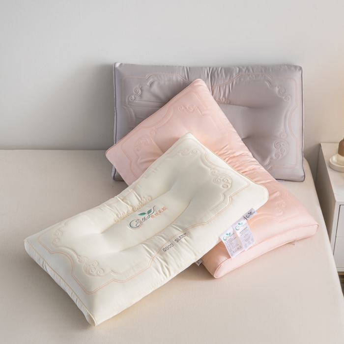 91家纺网 家纺一手货源 找家纺 （总）鼎晟纺 2025新款蚕丝款乳胶成人枕头学生枕芯枕头枕芯