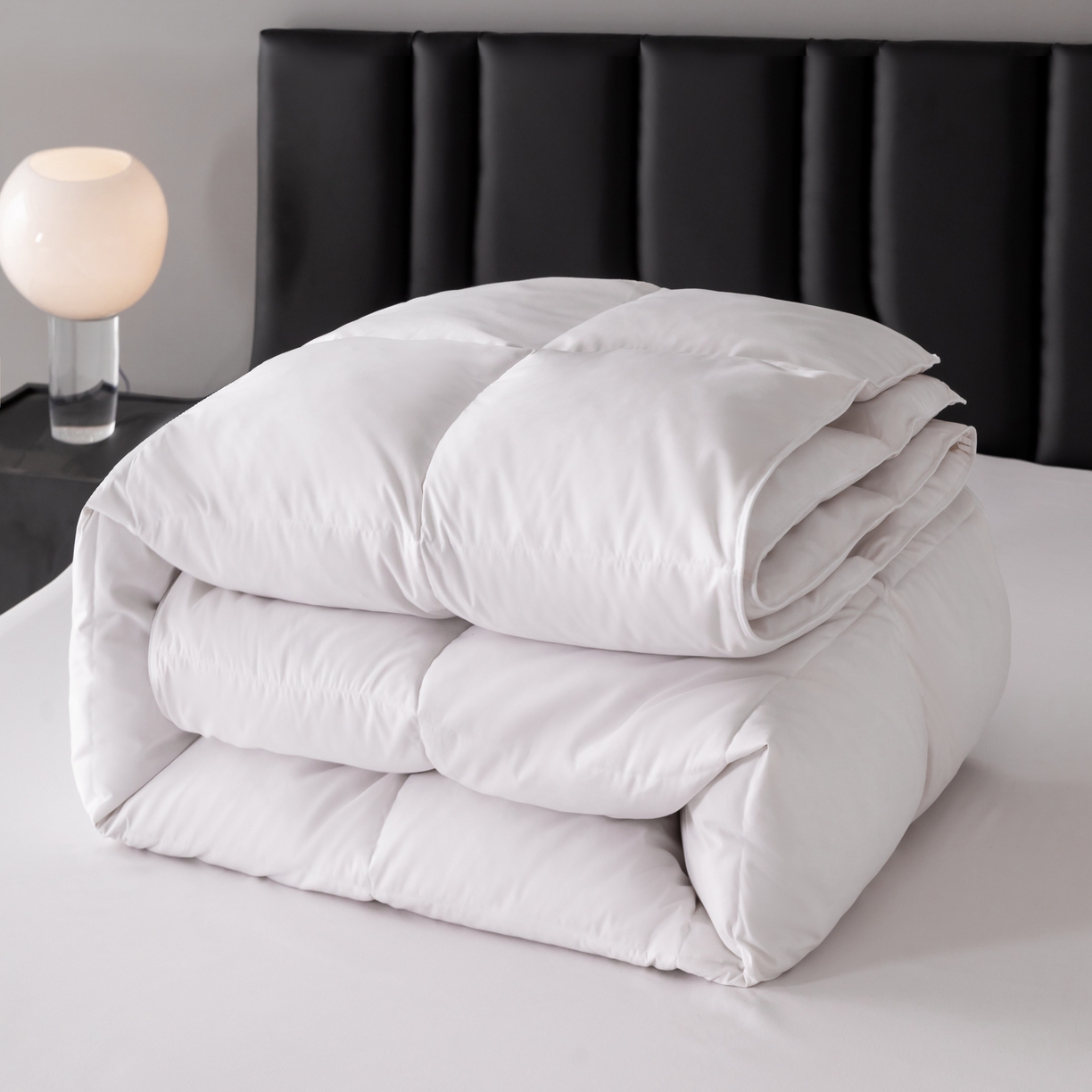 圣梦莱羽绒家纺 2025款新品跨境出海外贸专供羽绒被（订单）可定制填充重量（gsm） 白色