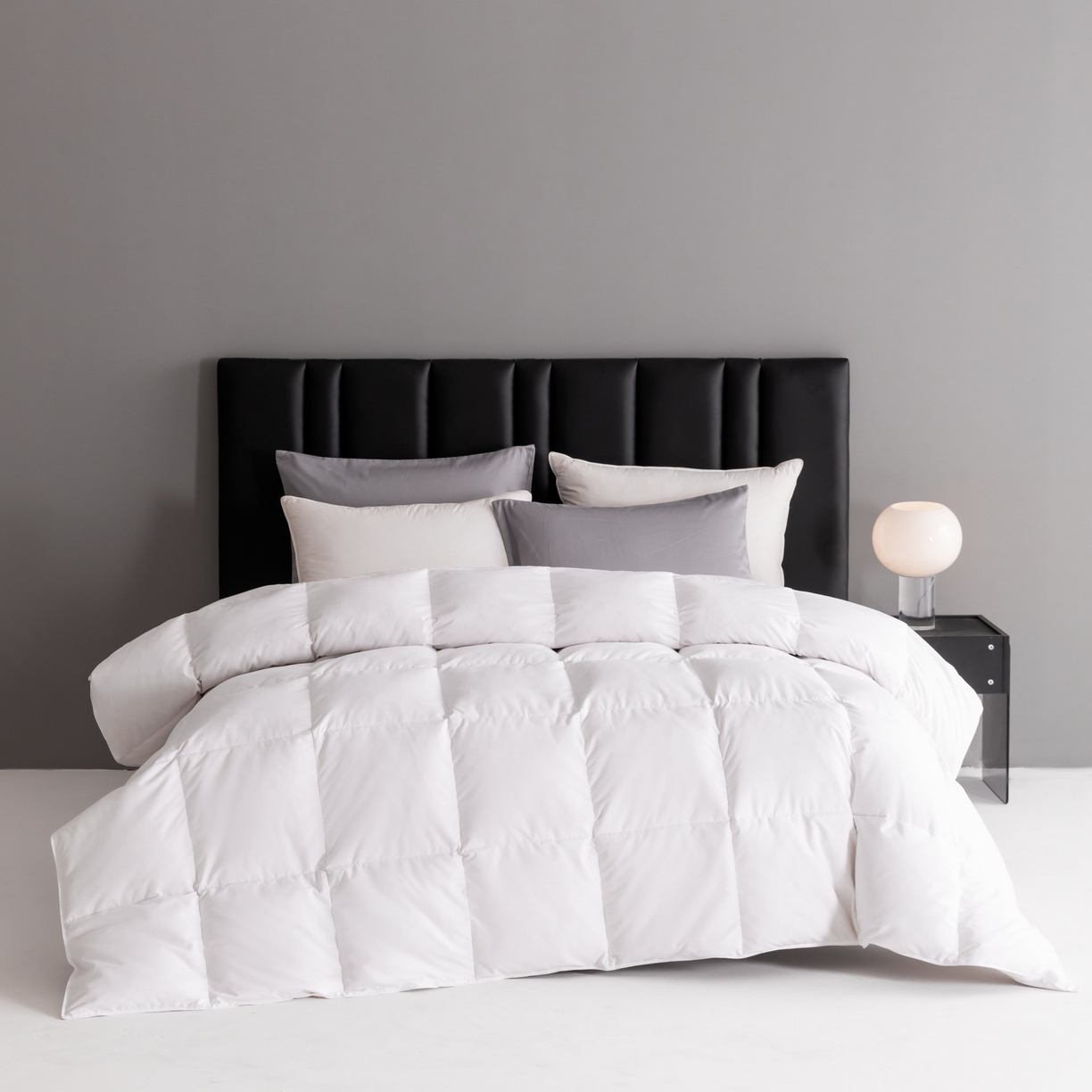 91家纺网 家纺一手货源 找家纺 圣梦莱羽绒家纺 2025款新品跨境出海外贸专供羽绒被（订单）可定制填充重量（gsm） 白色