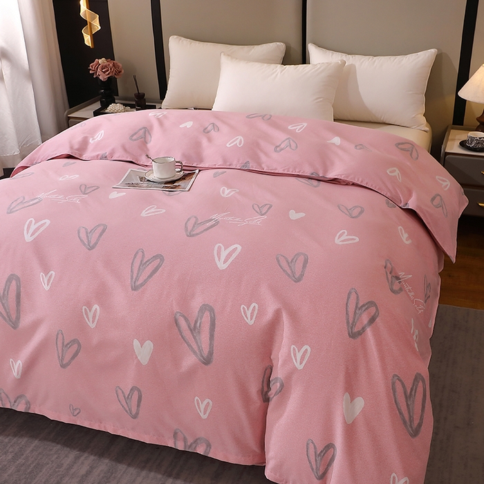 91家纺网 家纺一手货源 找家纺 （总）馨雅家纺 2025新款全棉纯棉磨毛系列被套单品被套单件单被套