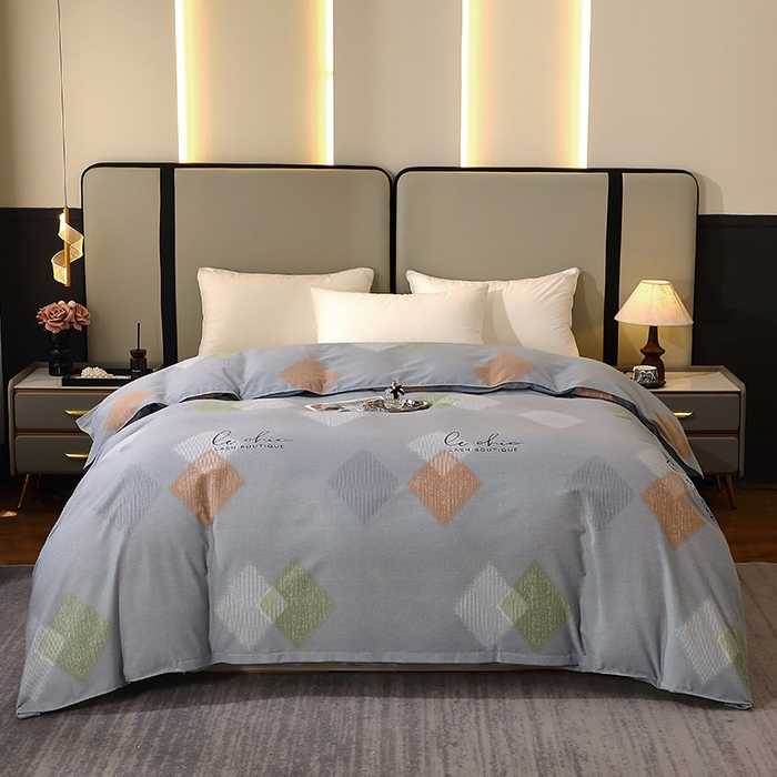 91家纺网 家纺一手货源 找家纺 （总）馨雅家纺 2025新款全棉纯棉磨毛系列被套单品被套单件单被套