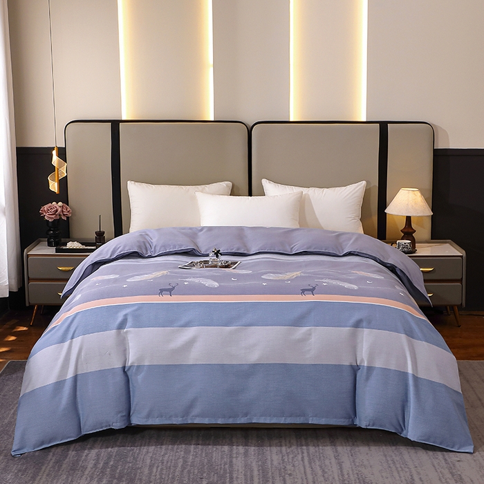 91家纺网 家纺一手货源 找家纺 （总）馨雅家纺 2025新款全棉纯棉磨毛系列被套单品被套单件单被套