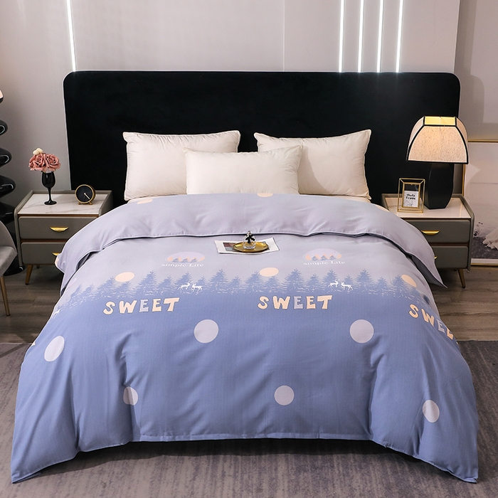 91家纺网 家纺一手货源 找家纺 （总）馨雅家纺 2025新款全棉纯棉磨毛系列被套单品被套单件单被套