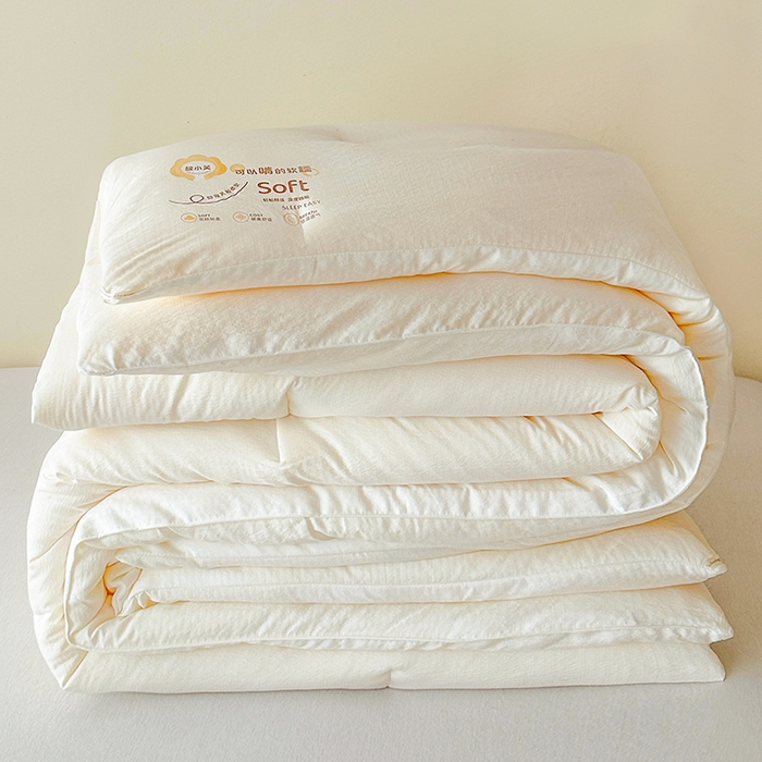 91家纺网 家纺一手货源 找家纺 欧夏被业2024新款原棉大豆被子被芯冬被春秋被夏凉被供直播爆款