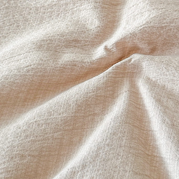 91家纺网 家纺一手货源 找家纺 欧夏家纺 2025新款亲肤舒适皱皱棉小芙提花大豆被被子被芯 香槟色