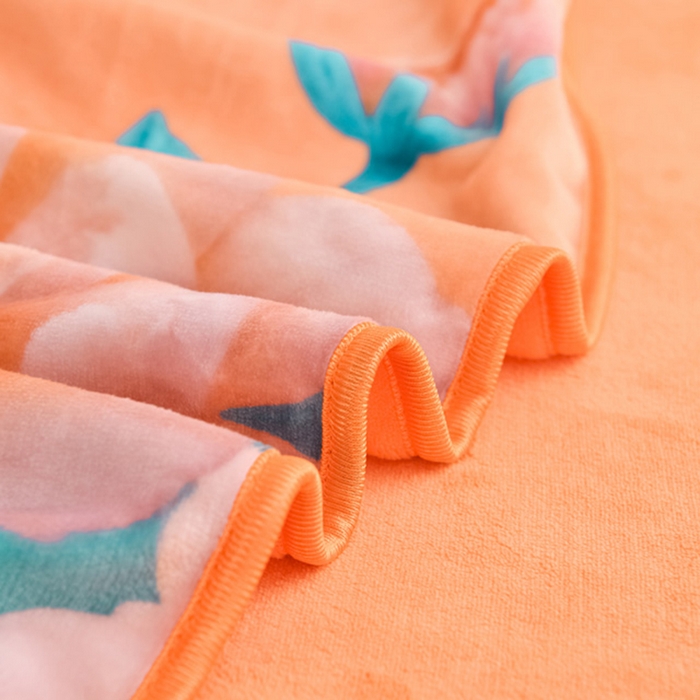 91家纺网 家纺一手货源 找家纺 首选家纺 2025新款加厚保暖牛奶绒金貂绒法莱绒床裙款四件套 花香疏影