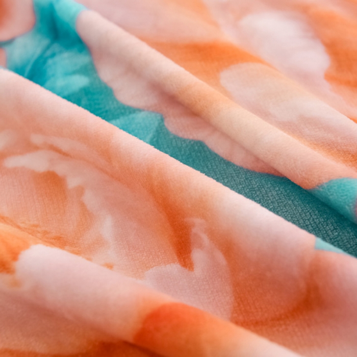 91家纺网 家纺一手货源 找家纺 首选家纺 2025新款加厚保暖牛奶绒金貂绒法莱绒床裙款四件套 花香疏影