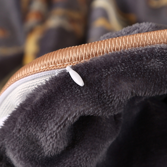 91家纺网 家纺一手货源 找家纺 首选家纺 2025新款加厚保暖牛奶绒金貂绒法莱绒床裙款四件套 皇家风范